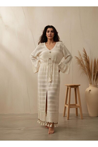 Su Koleksiyon Melody Cotton Fi̇le Kaftan