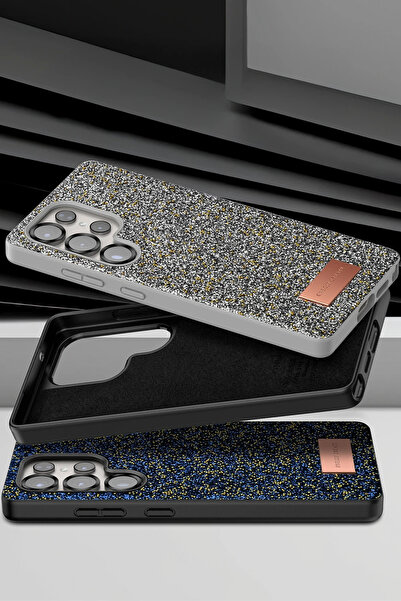 CT STONES غطاء سامسونج جالاكسي S25 الترا برايت لامع من Onegif - بنفسجي غامق