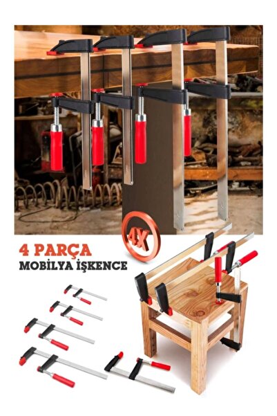 MOONSHOP Yüksek Kalite F Tipi Mini Işkence 4 Boy Bir Arada Çelik Malzeme Meng...