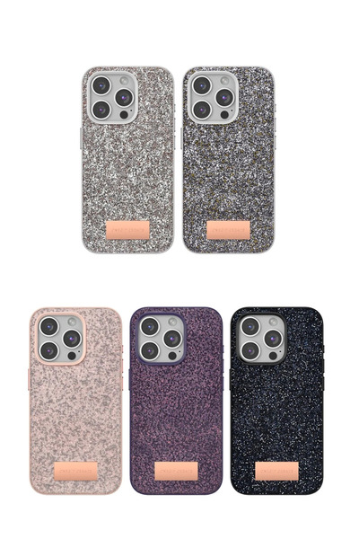 POYRAZ MARKET غطاء أونيجيف لآيفون 14 برو لامع - وردي