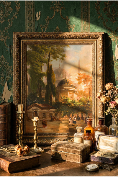 epiqart Ayasofya - Vintage Desenli Çerçeve