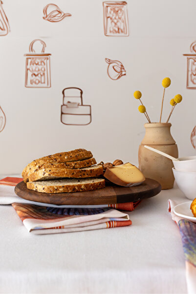 Akayev 29 cm Wide Wooden Swivel Stand Presentation Holder