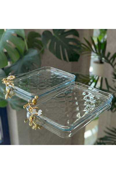 alfafe home 2 li Paşabahçe Metal Kuş - Papapatya - Kelebek Detaylı Borcam Sun...