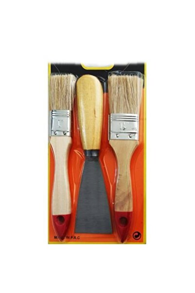 Ru Collective Paint Cutting Brush - Spatula Set 3 Pieces