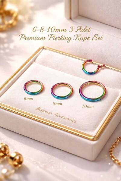Öte Beri Hayallerin Ötesi 316L Cerrahi Çelik Kıkırdak Tragus Helix 6mm,8mm,10...