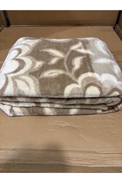 Zümrüt Çift Kişilik Battaniye - Akrilik ( 180x230 CM) - KAHVERENGİ