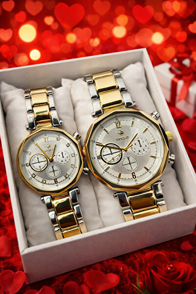 S.POLO Kadın Erkek Kol Saati Sevgili Saati Çift Saati Bay Saat Takım Sevgilil...