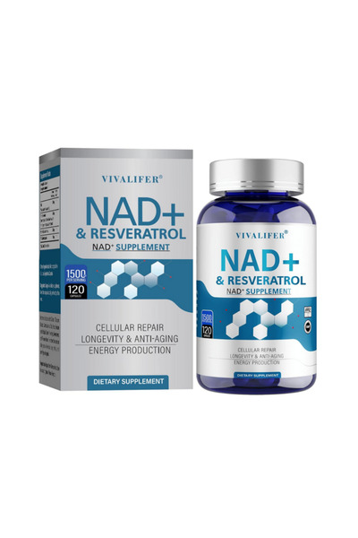 Vivalifer Nad+ Resveratrol Nad Tmg 1500 Mg - 120 Kapsül