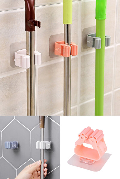 Özlem Toys 4 bucăți de perie practică, mop, aspirator, suport pentru organizare