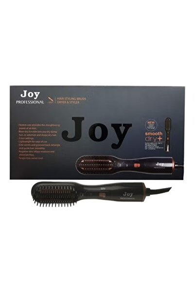 JOY Professional Joy 3-in-1 Hair Styling Brush, Black