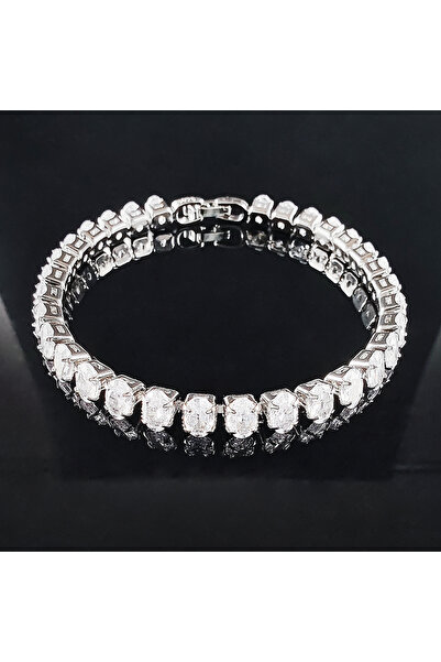 Choice سوار بيضاوي فاخر جديد باللون الوردي للنساء، هدية مثالية للذكرى السنوية...