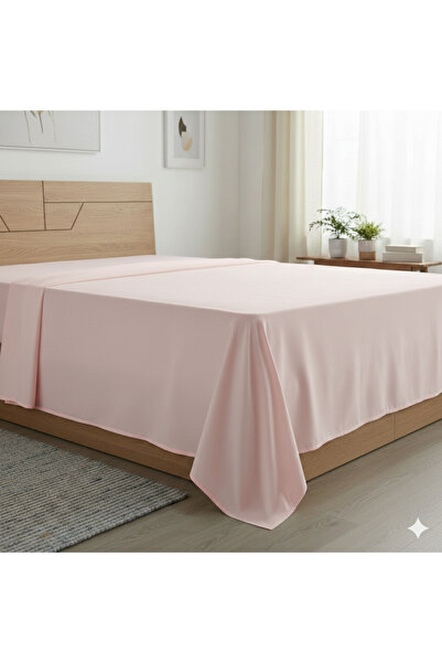 INTER Z King Size Flat Sheet Cotton Fabric Non-Elastic Sheet 240X260