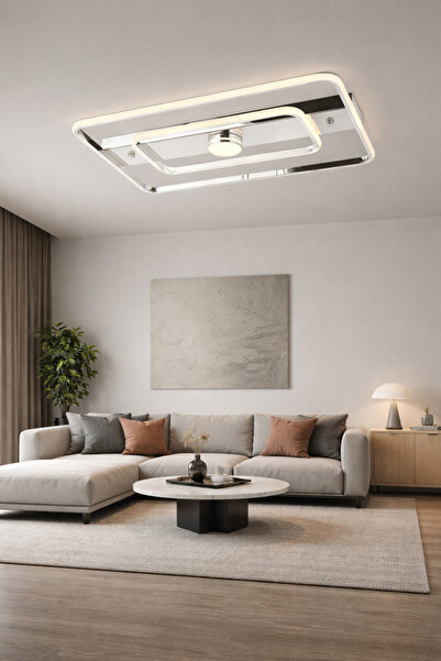 ESSLİGHT MİNA 60 LIK LED AVİZE 3 RENK IŞIK MOD MODERN DEKORATİF AYDINLATMA