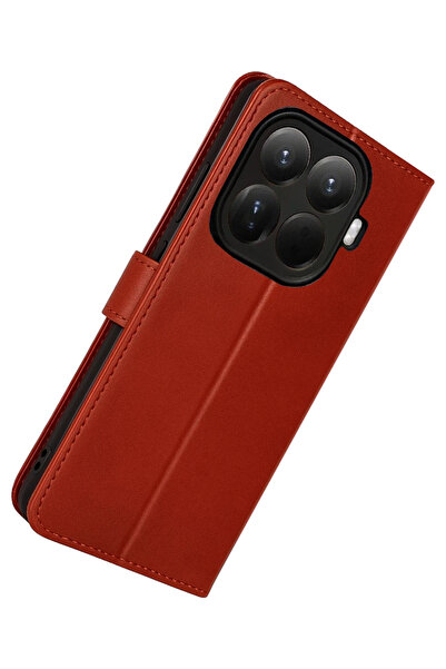 ZEMİRA HOME حافظة نيو فايس شاومي مي 15 تي برو تريند إس بلس - أحمر