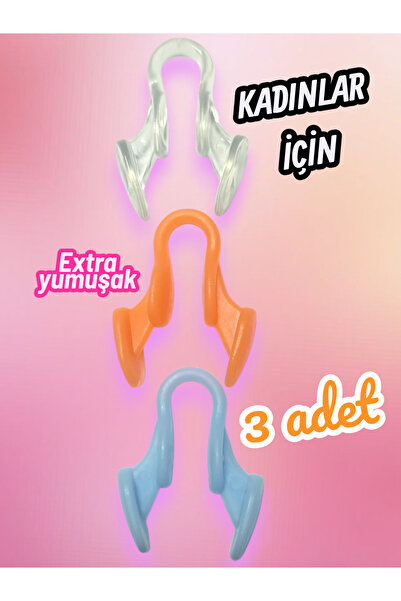 KİEGS KADIN Rahat Nefes Alma Uyku Aparatı Horlama Önleme/Burun Içi Silikon/BU...