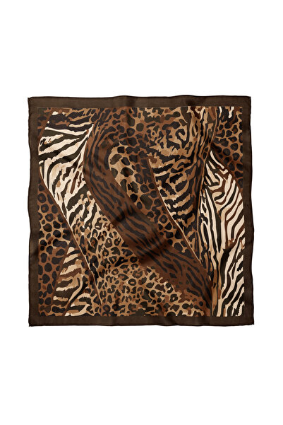 Sultan İpek وشاح / باندانا بنقشة الفهد 70×70 سم