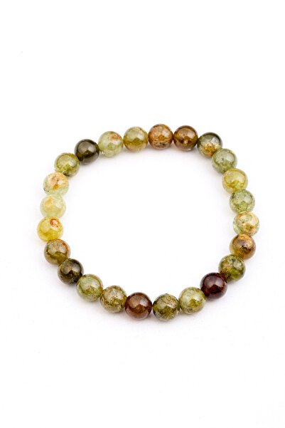 DIVA STONES Tsavorite Doğal Taş Küre Kesim Bileklik