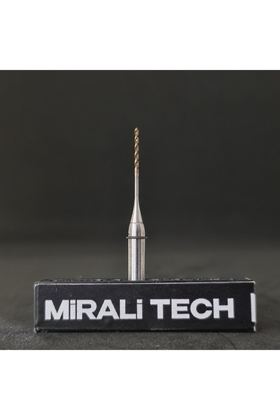 MİRALİ TECH Redon CNC Uyumlu T2 Elmas Kaplamalı RUS Karbür Freze Ucu