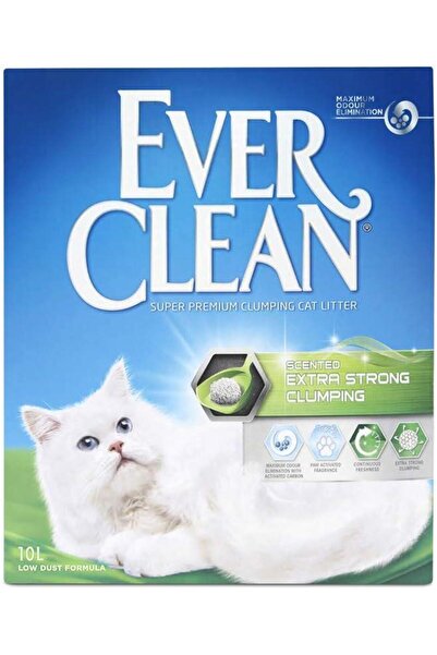 Ever Clean Extra Strong Kokulu Kedi Kumu 10L Ekstra Güçlü Topaklanma Formülü
