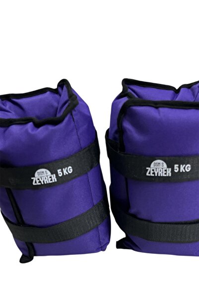 S ZEYREK 5 Kg × 2 Adet Toplam 10 Kg El Ayak Bilek Kas Güçlendiriçi Ağırlık Seti Kum Ağırlık Torbası