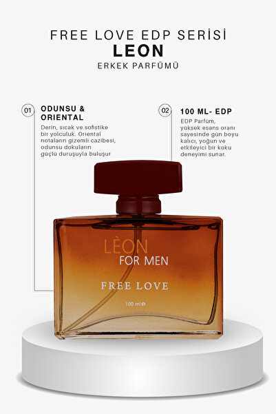 FREE LOVE Leon Edp Odunsu Erkek Parfüm 100 ml