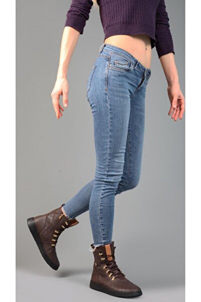 37Numara رقم كبير من الأحذية الجلدية الأصلية للنساء 41-42-43-44-45 قهوة