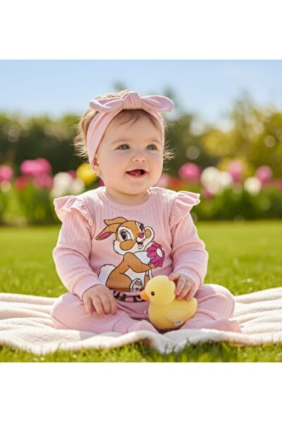 mandalinsbaby بذلة طفلة مع ربطة عنق على شكل أرنب
