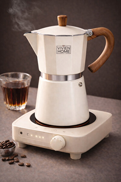 Vivien Home Mokapot 6-cup Coffeehutt Bigg Coffee Kahve Demleme Kahve Ekipmanı...