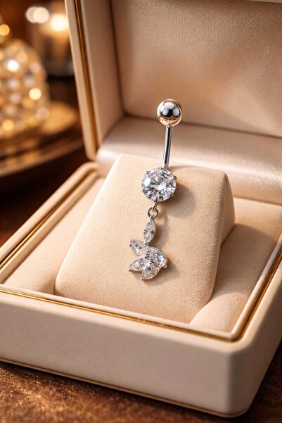 Begonia Accessories 316L Cerrahi Çelik Paslanmaz Kararmaz Fashion Zirkon Taşl...