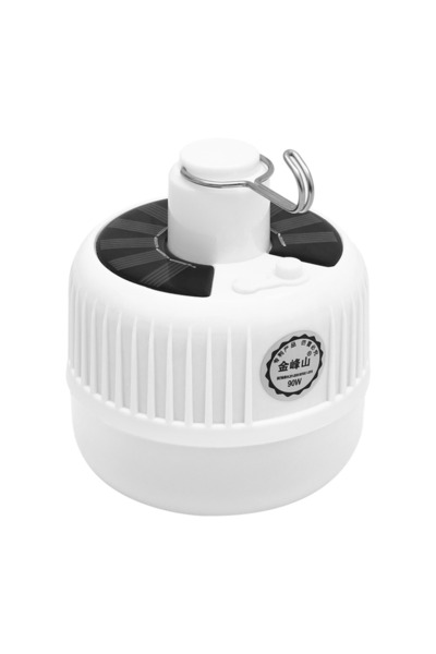 nelerbulurum GÜNEŞ ENERJİLİ VE USB ŞARJLI SU GEÇİRMEZ 2 MODLU 90 WATT 24 LEDLİ IŞILDAK FENER KAMP LAMBASI