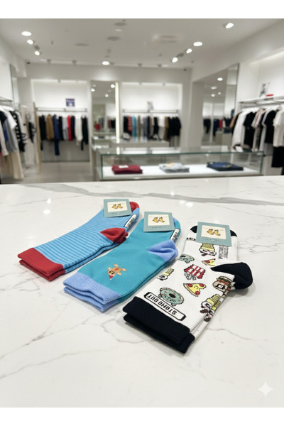 WOOK SOCKS Boy's 3 Pcs Socks