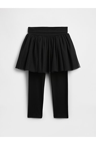 GAP Kız Bebek Siyah BabyGap Tül Etek Tayt