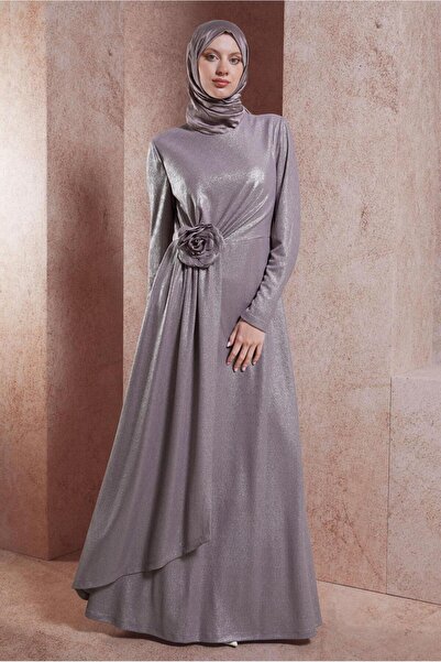 Alvina ÇİÇEK DETAYLI ABİYE 50421