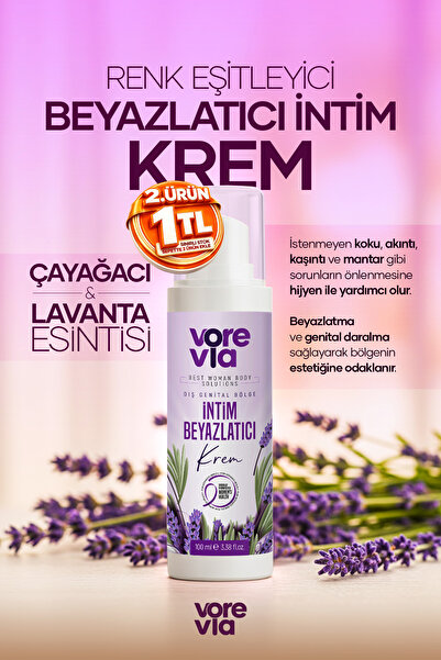 Vorevia Dış Genital Bölge Beyazlatıcı Koku ,Mantar, Siğil Giderici Bikini Böl...