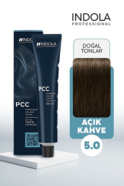 Indola PCC 5.0 60ML Açık Kahve Saç Boyası