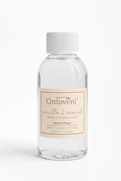 OrdoVeni Vanilya & Hindistan Cevizi Kokulu Yedek Çubuklu Oda Kokusu | 100ML