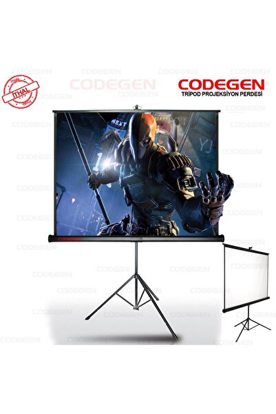 Genel Markalar TX-24 240x200 cm Tripod Ayaklı Taşınabilir Manuel Projeksiyon ...