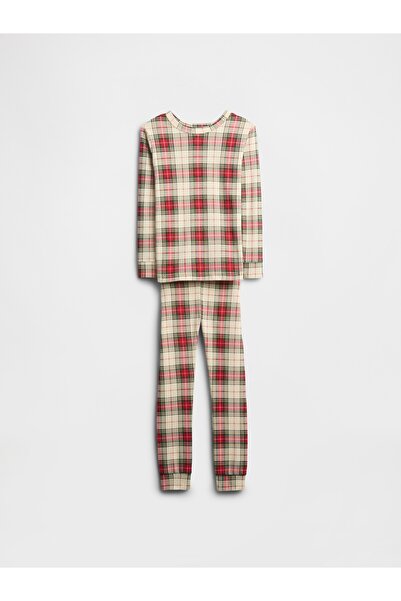 GAP Bebek Kırmızı %100 Organik Pamuk Pijama Takımı