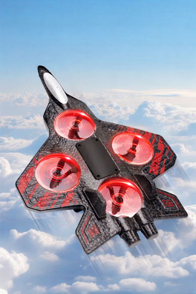 ROBO Uzaktan Kumandalı Taklacı Uçak Yedek Batarya Hediyeli Kırmızı