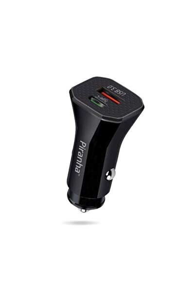 Piranha 3378 | 20W Araç Çakmaklık Şarj Aleti | Type-C & USB | Hızlı Şarj | Tü...