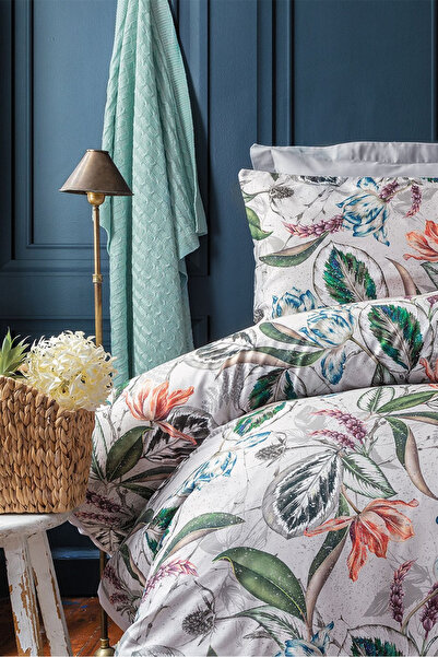 İssimo Home Picard 210 TC (83 TEL) Dijital Pamuk Saten Tek Kişilik Nevresim T...