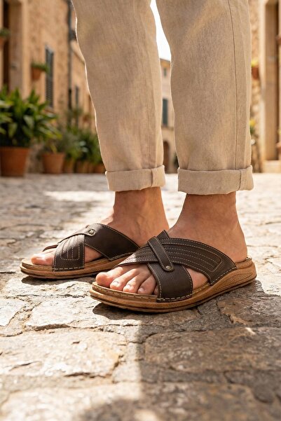 GEZER شبشب يومي بتصميم مريح للرجال في الصيف