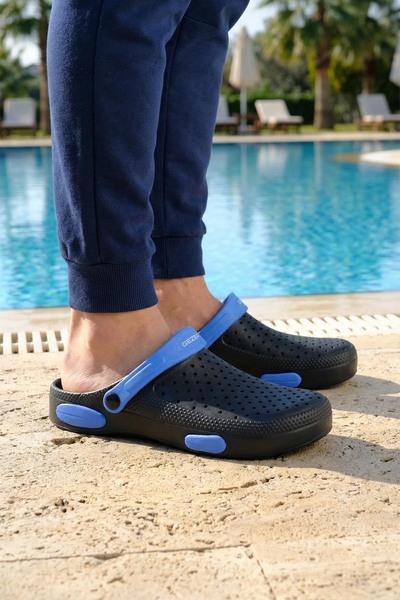 GEZER صنادل شباشب رجالية من سابو مناسبة للأرضيات الرطبة في الصيف والحديقة الم...