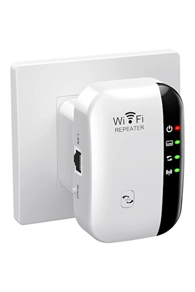 Brivoo® Extensor Wi-Fi Brivoo MMGOQQT, 300 Mbps, 2.4 GHz, Port LAN RJ45, Compact