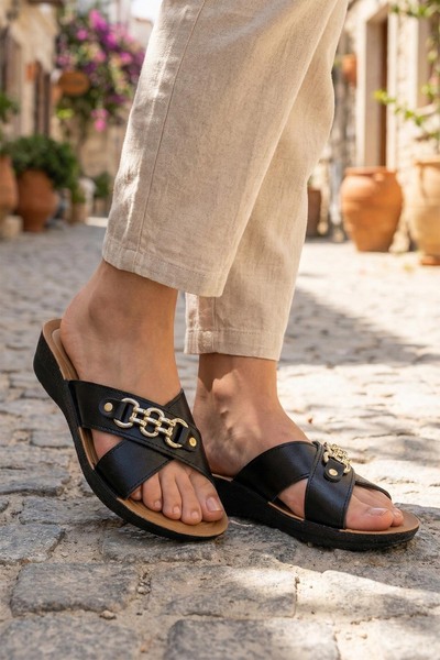 GEZER Kadın Yazlık Rahat Masaj Taban Günlük Terlik