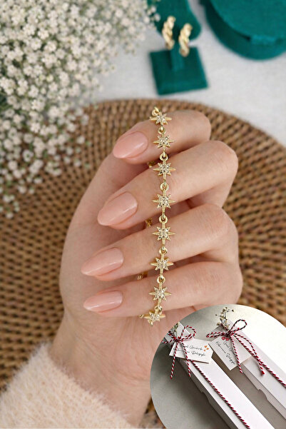 SEHERDEN Kuzey Yıldızı Şık Bileklik - Kararmaz Çelik 14 Ayar Altın Kaplama