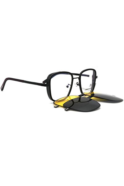 DUNLOP 4865 C2 Polarized Anti-Glare Clip-On + Blue Light Protection Glasses