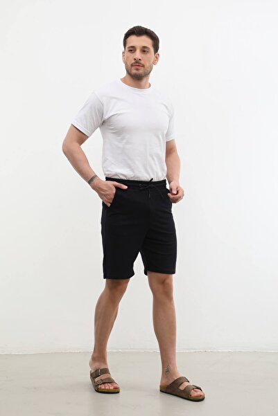 MARKAPIA Men's Combed Cotton Plain Shorts