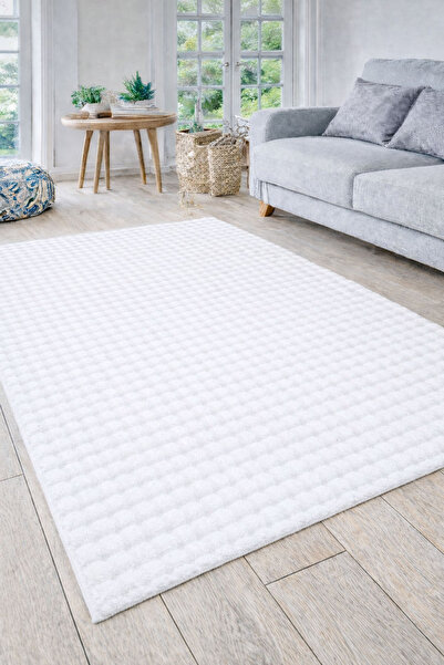 KEVLİNE Bubble Salon Mutfak Çocuk Odası Yolluk Kaymaz Taban Halı