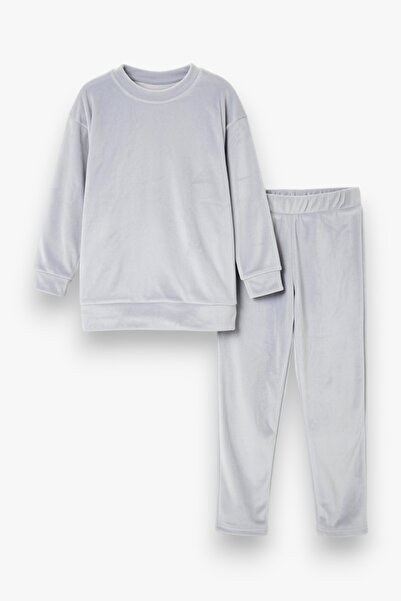 My Kids Wear Velvet Osnovni Čvrsta boja Dečiji set